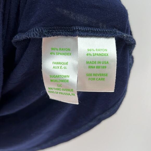 Lilly Pulitzer Women's Neveah Ruffle One Shoulder Top - Navy - XS - Picture 5 of 9